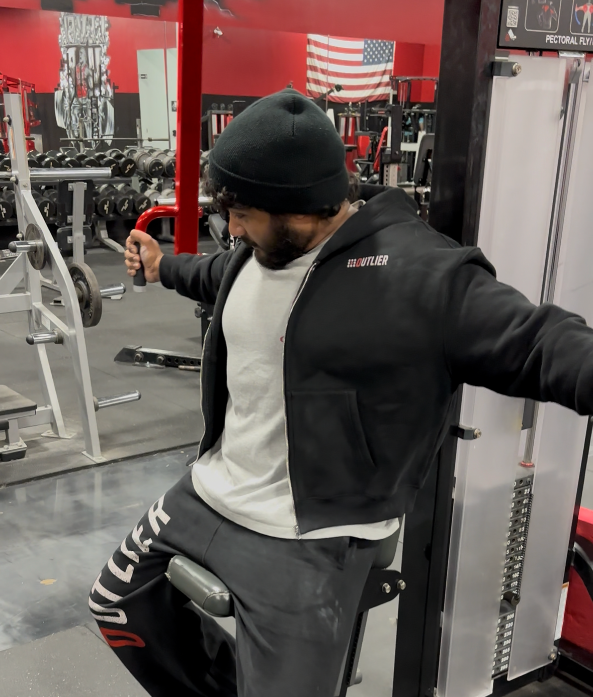 Boxy Zip-up Training Hoodie